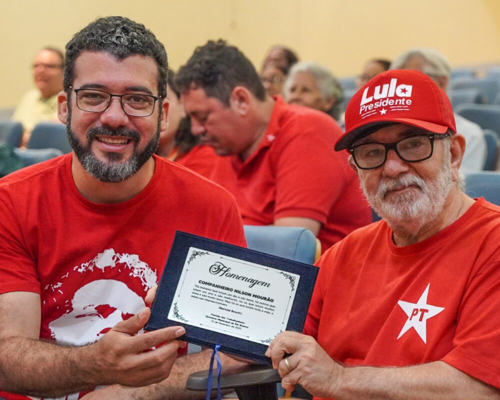 Nilson Mourão é homenageado e Zen defende candidatura única ao Senado no Encontro Municipal do PT de Rio Branco